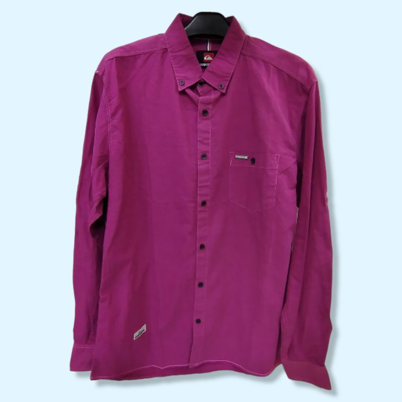 Kemeja polos pria dewasa kemeja lengan panjang surfing original