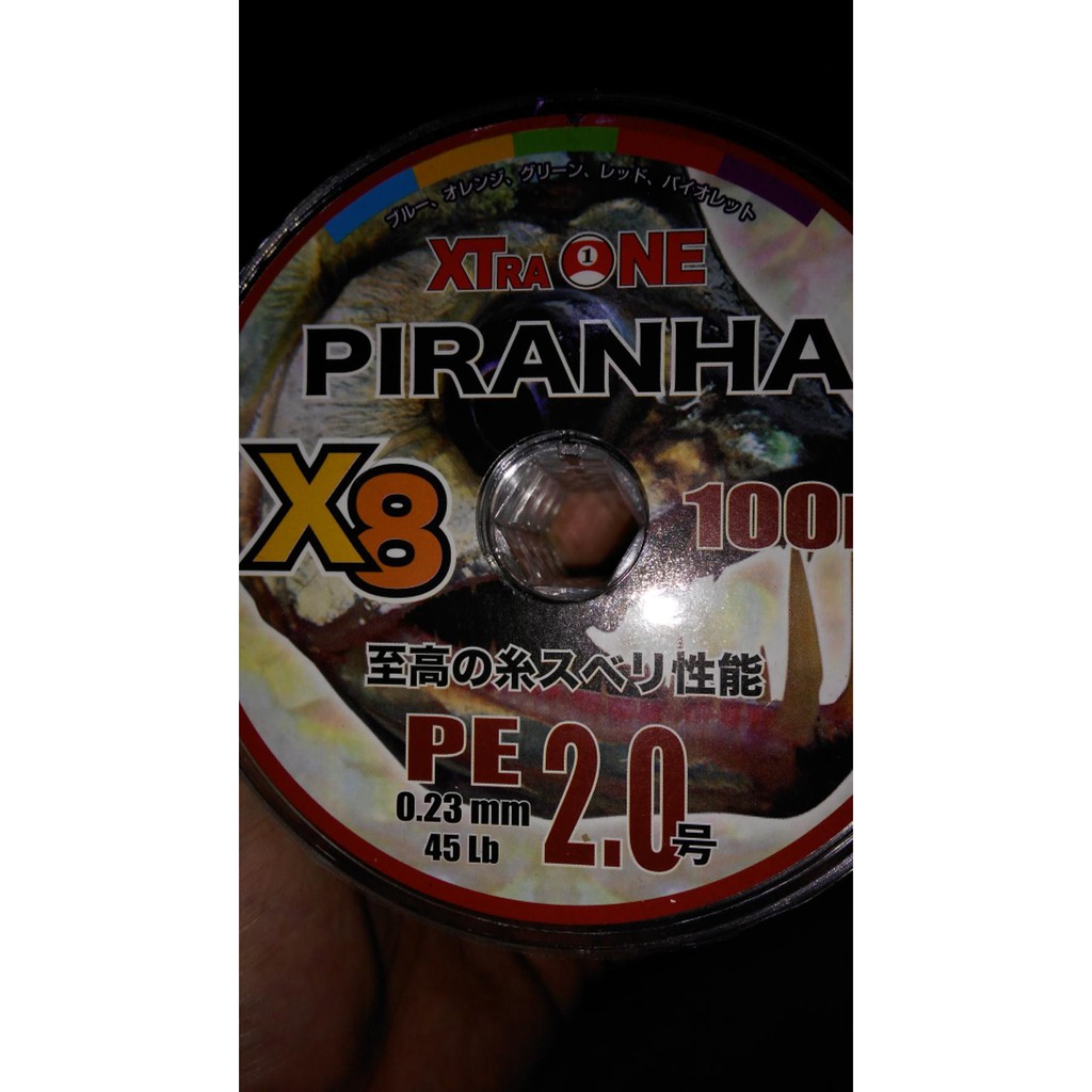 Jual benang pe piranha x8 pe  2 Limited