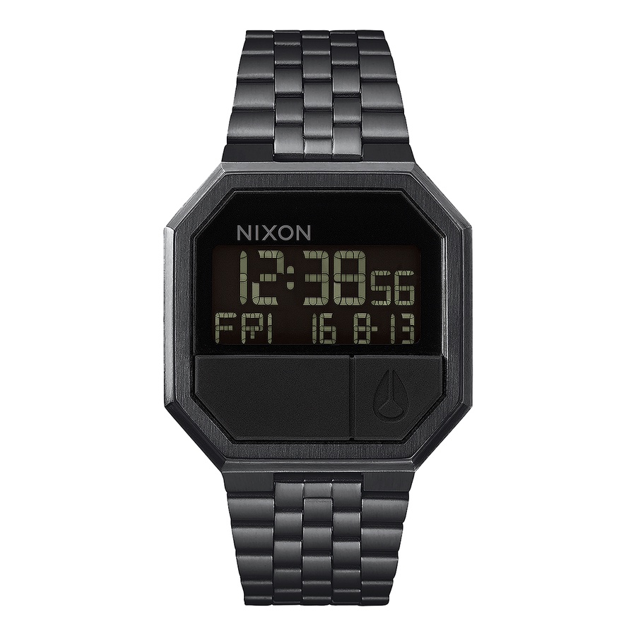 Jam Tangan Nixon Rerun All Black A158001 Stainless Steel