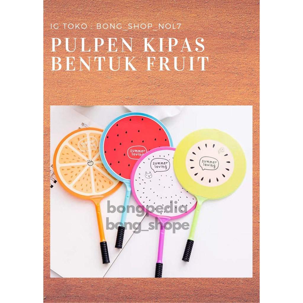 

Pulpen Kipas Unik Bentuk Fruit|Pen Kipas Lucu Bentuk Fruit|Pena Kipas Bentuk Fruit