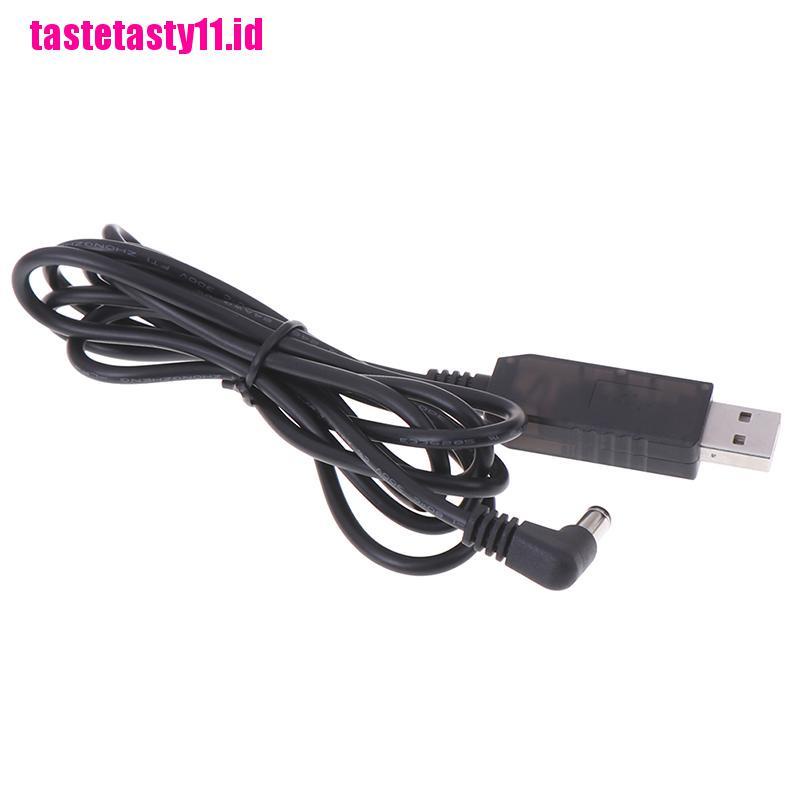 Kabel Konverter Konektor jack step up USB dc 5v Ke dc 9v 12v 2.1x5.5mm