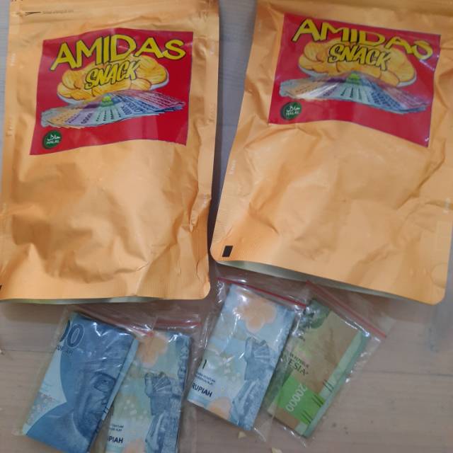 Snack Uang AMIDAS Duit Berhadiah SATUAN
