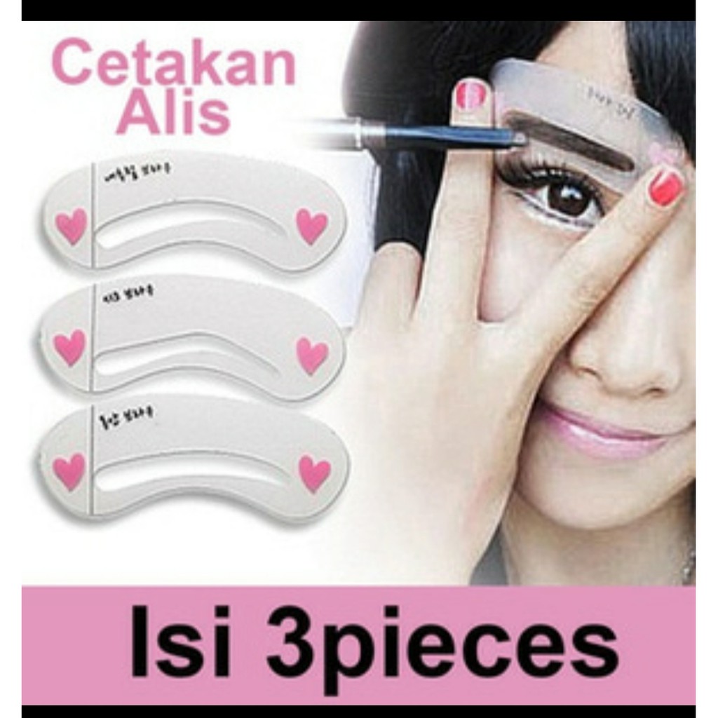 CETAKAN ALIS MINI BLOW CLASS / Alat Cetak Alis / Eyebrow Template - GHM