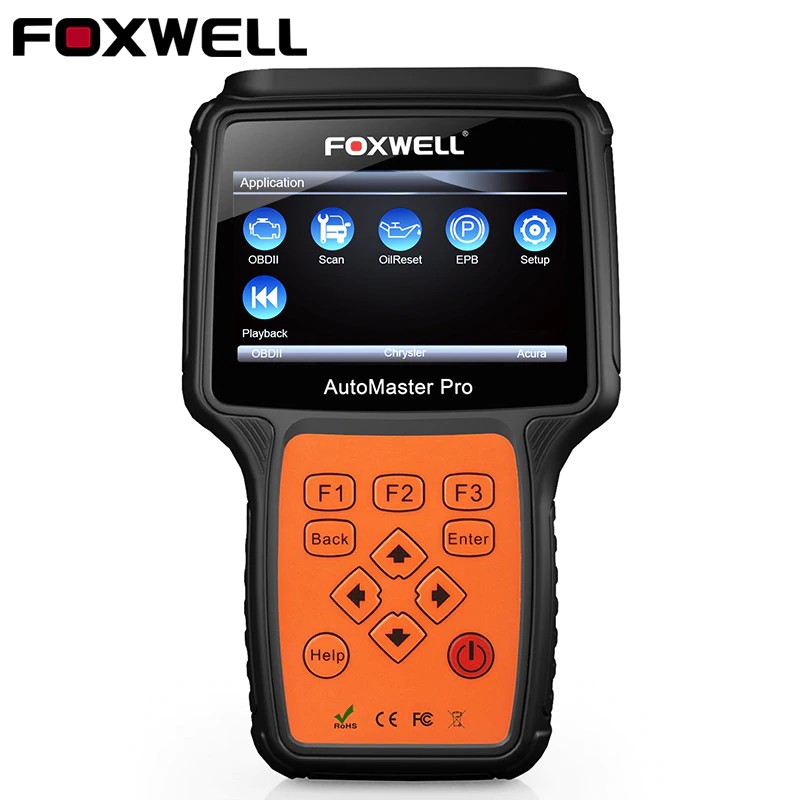 IMPORT Foxwell NT614 OBD OBD2 Automotive Scanner Code Read Scanner ABS Airbag SRS AT EPB Reset
