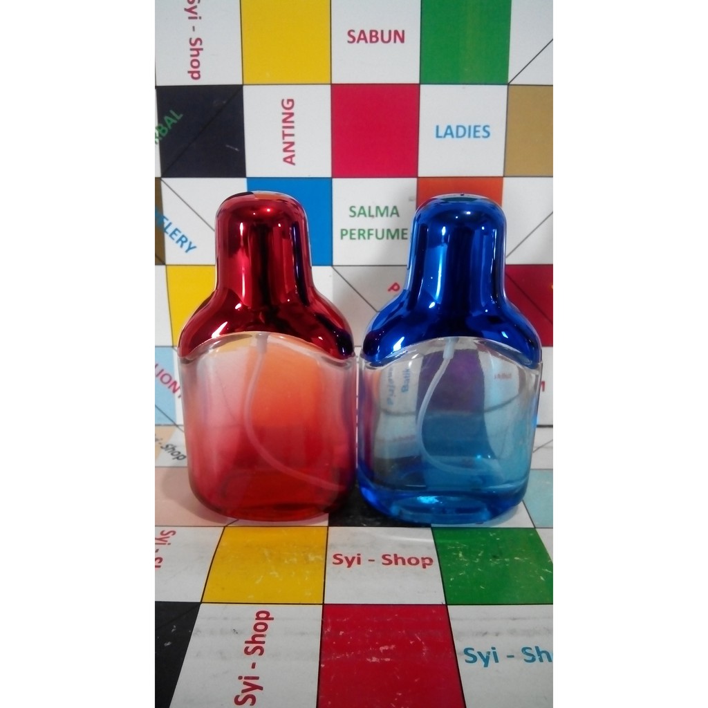 Botol Parfum Spray 37 ml Kaca Warna