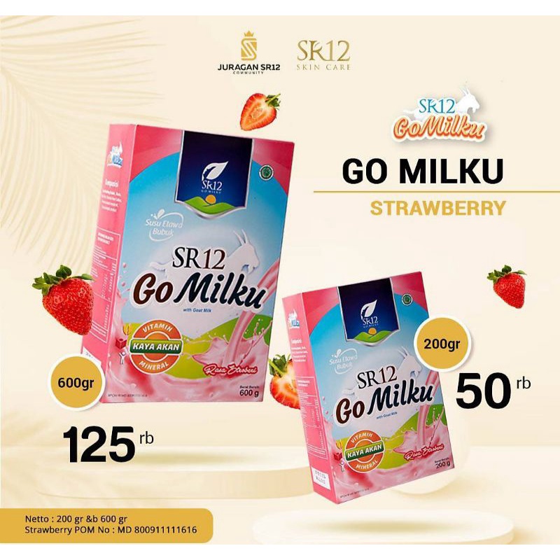 

BEST SELLER! GO MILK STRAWBERRY