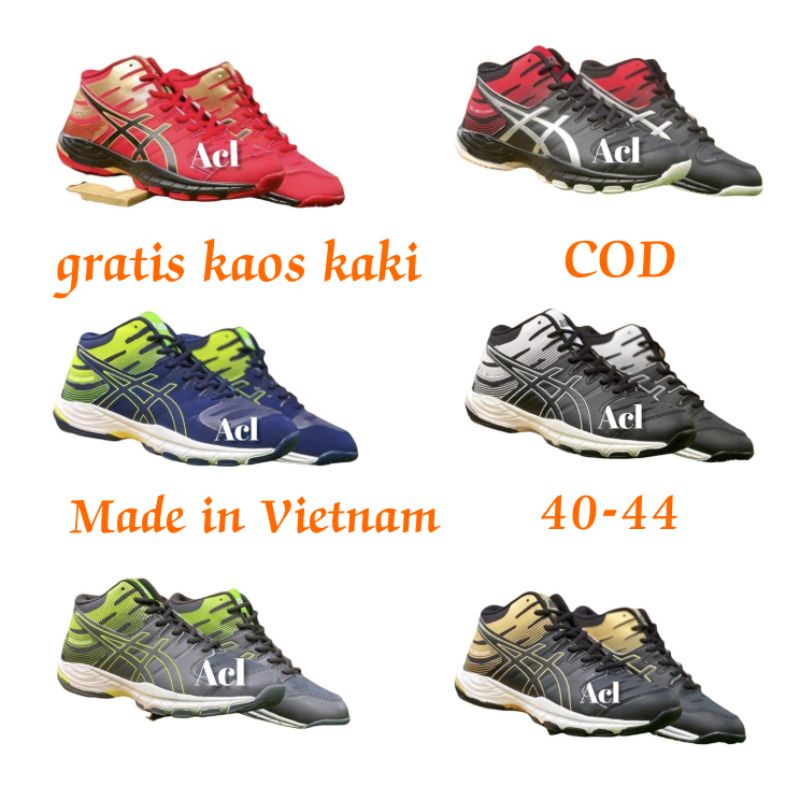 Sepatu Volly Pria Terbaru Ukuran 40 44 Sepatu Voli Olahraga Pria Dewasa Terlaris Spatu Voly Ball Cow