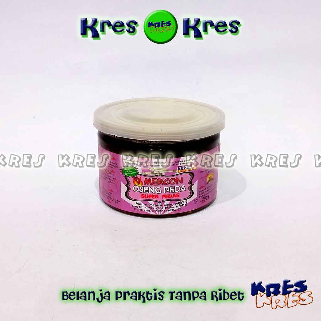 

OSENG PEDA Sambal Mercon Pedas BUKAN OTAJI Siap Saji
