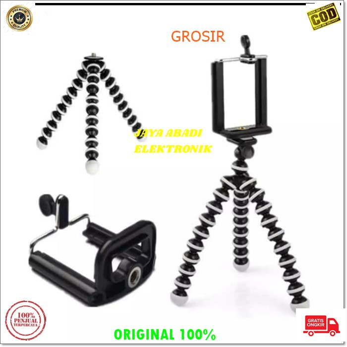 J134 TRIPOD MINI LIPAT GORILA HOLDER U KAKI TIGA MONOPOD PEGANGAN HP KAMERA CAMERA PENYANGGA DUDUKAN POD MOBILE ORIGINAL TRIPOD SPIDER MINI HOLDER U LIPAT KAKI TIGA MONOPOD FLEXSIBLE UNIVERSAL NAMUN TETAP KOKOH PENYANGGA HANDPHONE