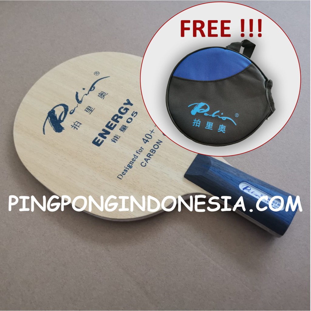Palio Energy 05 - Penhold - Blade Pingpong Kayu Pingpong Kayu Tenis Meja Bat Bet
