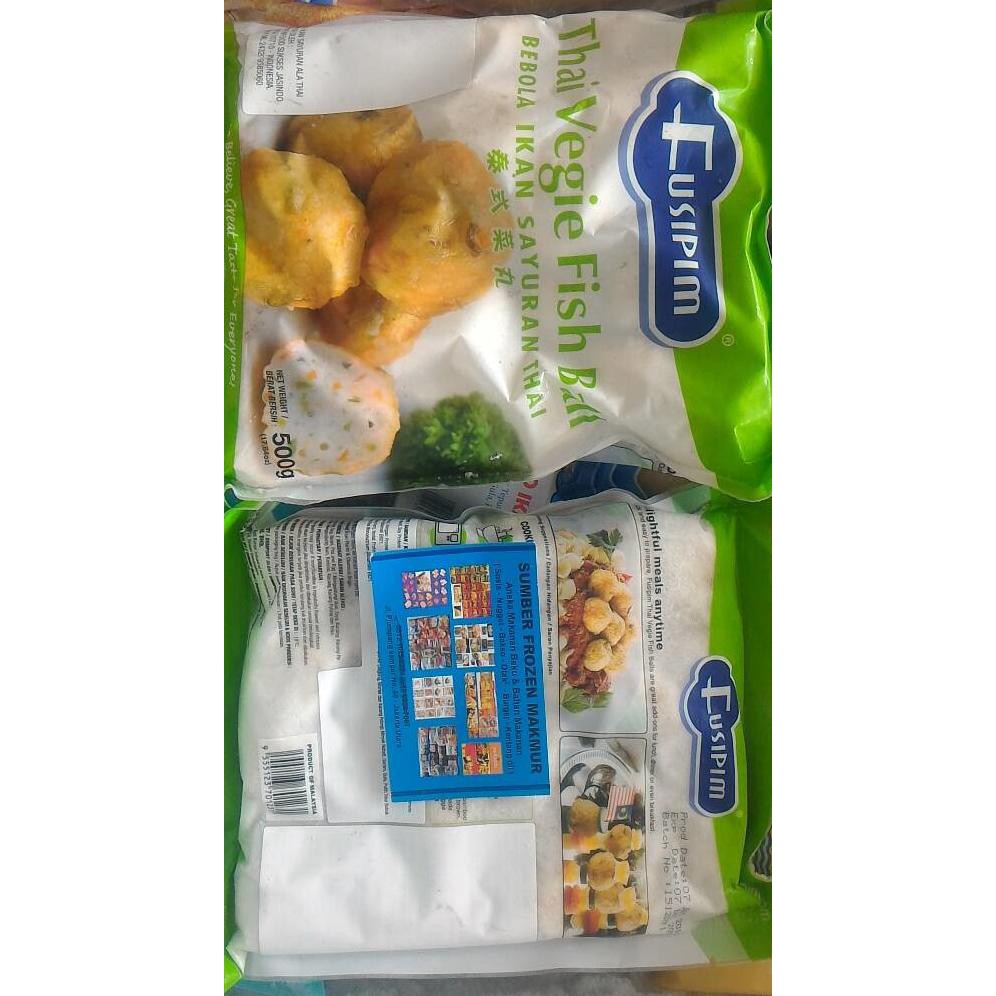 

PROMO ENAK thai vegie fish ball sayuran 500 gr fusipim. sumber frozen makmur Terlaris