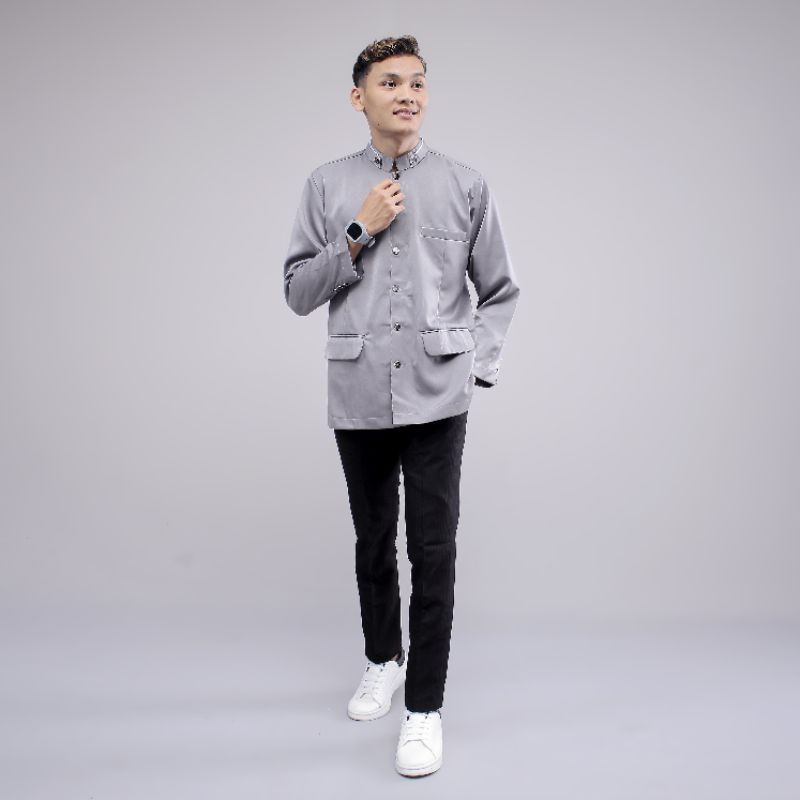 Jasko pria dewasa Jasko bisa COD Jasko polos dan jasko bordir pria dewasa Jas polos Jas bordir Baju muslim pria dewasa-2