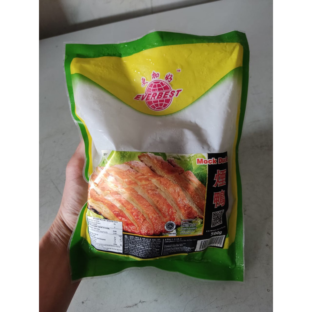 

Everbest Mock Duck 500gr / Gluten / Seitan coklat Vegetarian