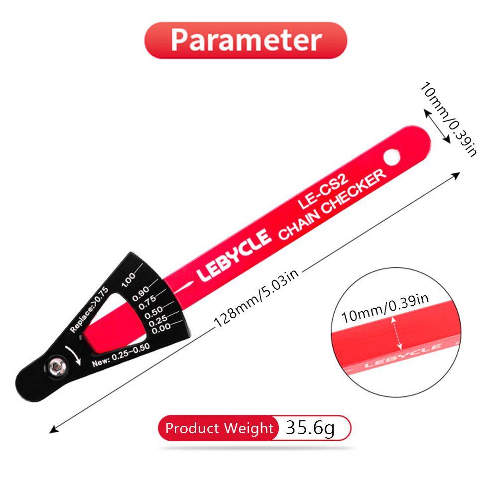 R-FLOWER Bike Chain Gauge Aksesoris Sepeda Chains Gauge Pengukur MTB Alat Sepeda