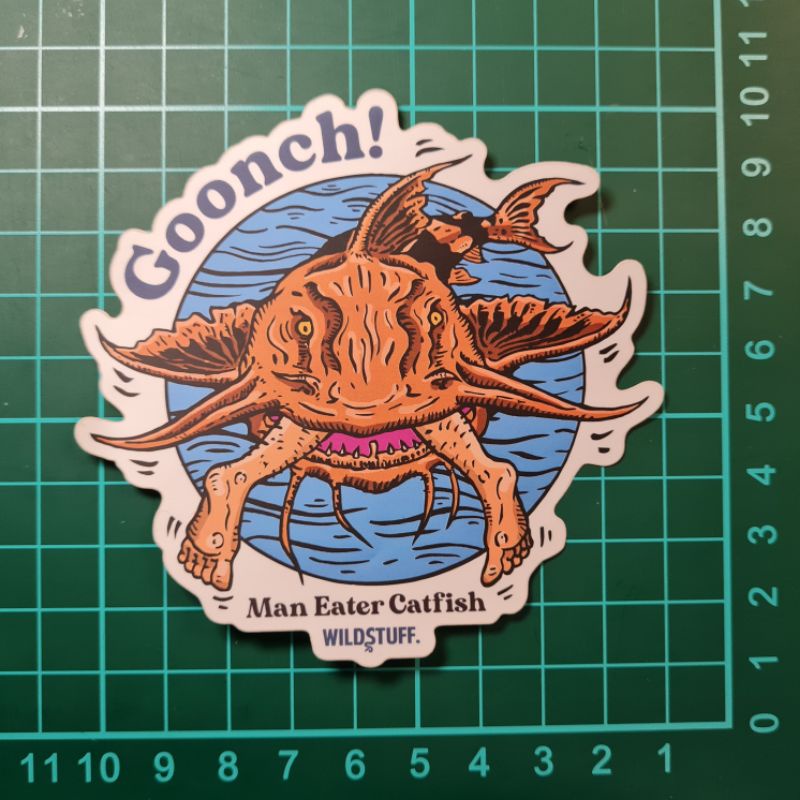 

STICKER GOONCH MAN EATER CATFISH