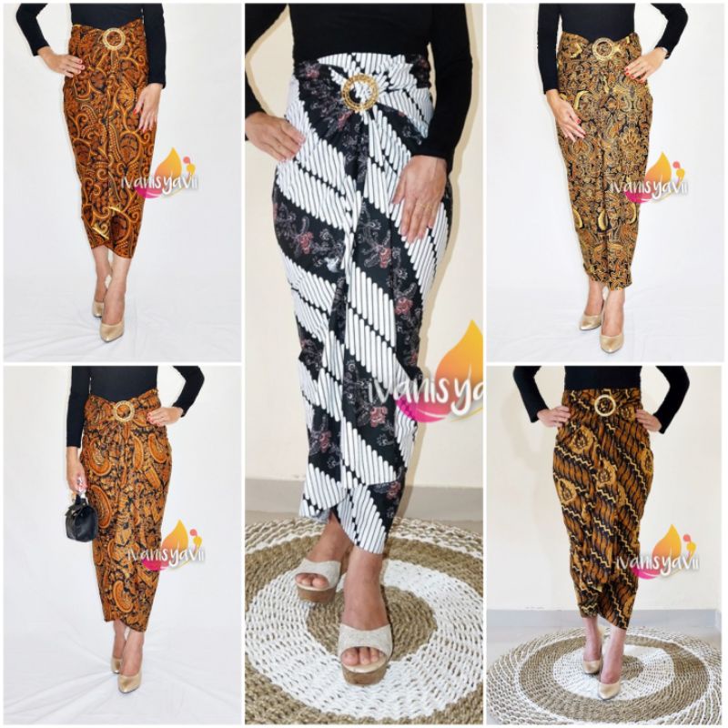 Rok Lilit Cantik - Motif Batik