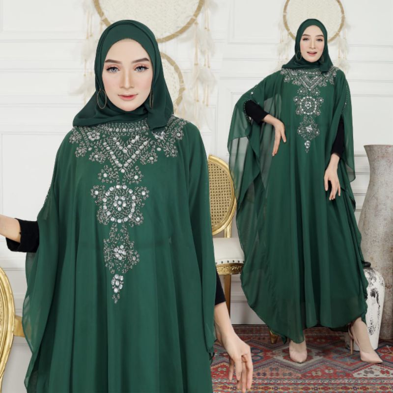 kaftan jihan / kaftan lebaran / baju kaftan / baju muslim lebaran