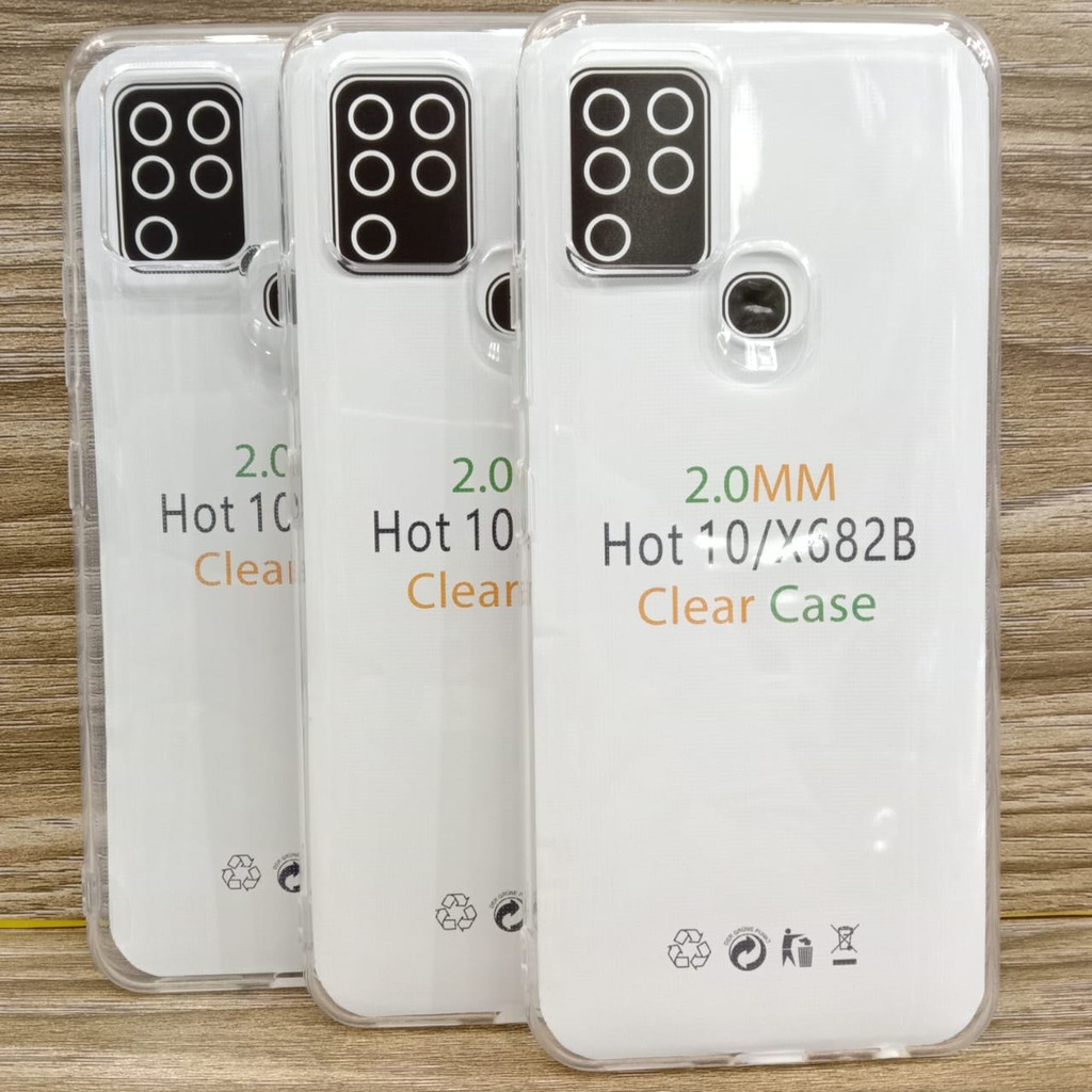 NEW INFINIX NOTE 7, NOTE 7 LITE, NOTE 8, HOT 9, HOT 9 PLAY, HOT 10 SOFT CASE BENING TEBAL 2.00MM SILIKON CLEAR CASE JELLY CASE TRANSPARANT OEM (by TA) ( by TA)