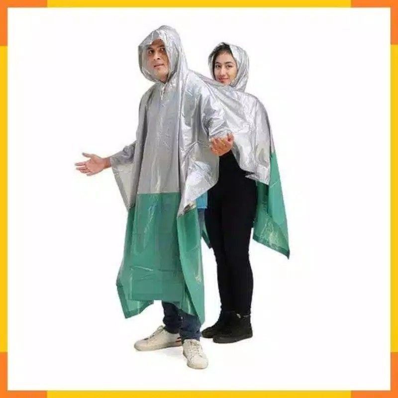 Jas hujan Ponco 2 Kepala
