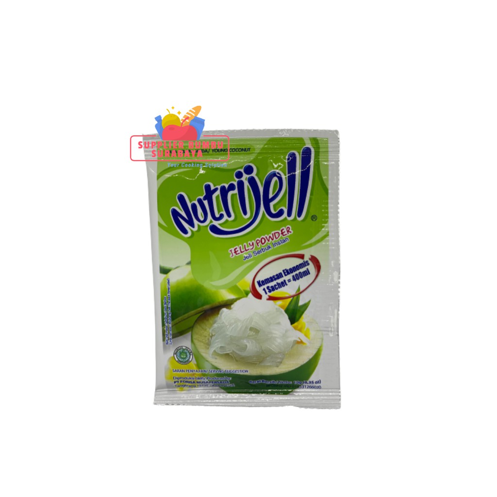 Nutrijell - Jelly Powder Kemasan Ekonomis / Agar-agar Instan 10g