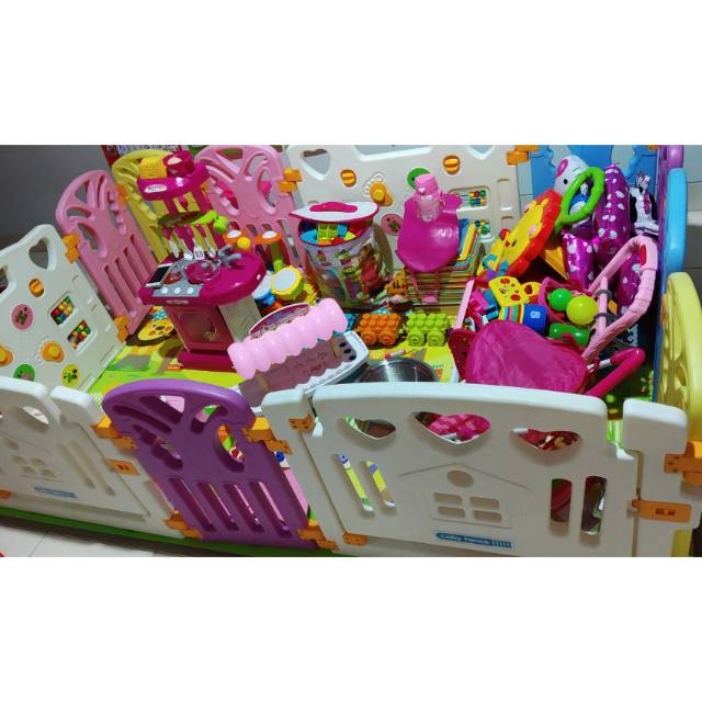 Preloved playmat parklon dan coby haus fence