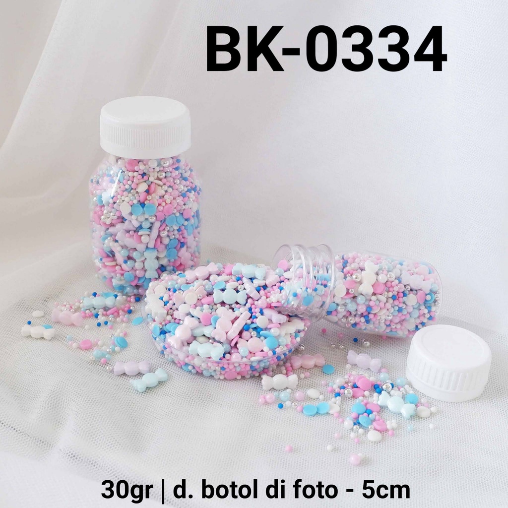 

BK-0334 Sprinkles sprinkle springkel 30gr candy permen mix mutiara yamama baking grosir murah sprinkles cake dekorasi mutiara trimit decoration story sprinklestory sprinklesstory sprinkle story yamama baking