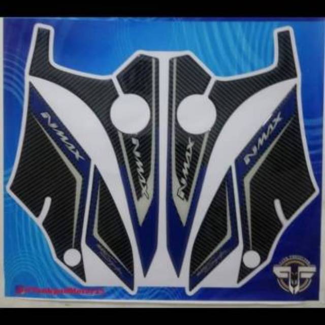 Stiker timbul resin body samping yamaha nmax 155 2020