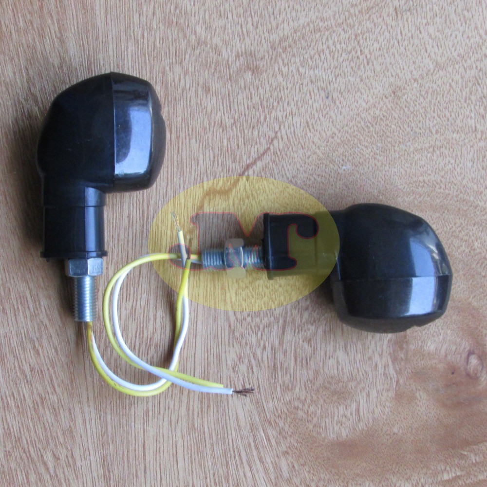 Lampu Sen Mini Standar Vixion OLD Oval Casing Hitam Lampu Variasi Motor Lampu Fariasi Motor Lampu Se