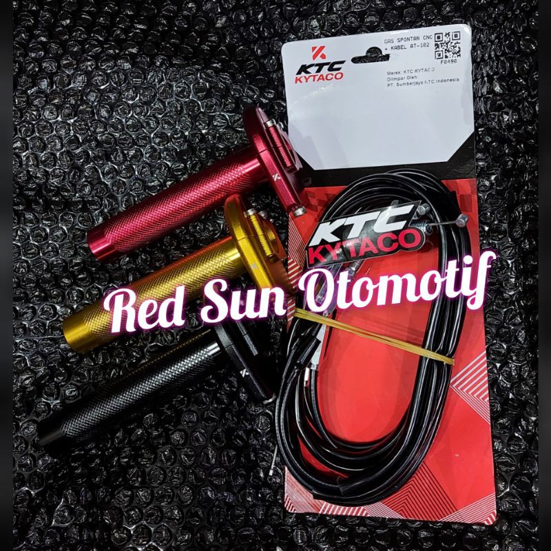 Gas spontan Ktc kytaco 2 Kabel cnc AT-02 Nmax Aerox R15 R25 Xmax Pcx Vario 110 125 150 160 Ninja 250