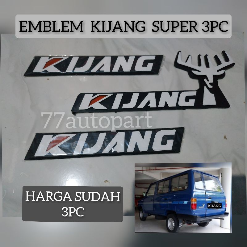 Emblem logo kijang super 3pc