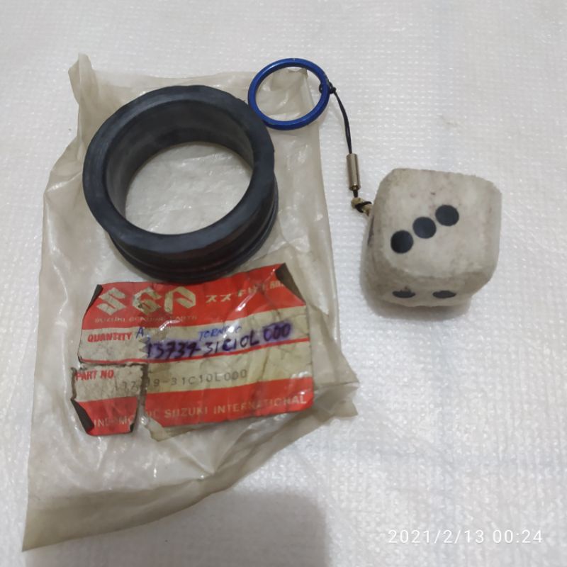karet join box bok filter carburator suzuki tornado gx gs original sgp nos