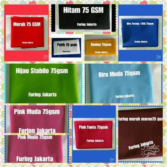 Kain Furing / spunbond 75gsm spunbond / furing kain