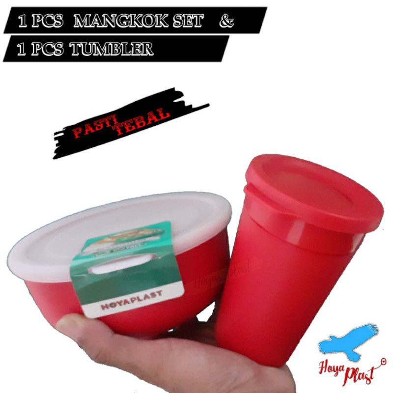 HOYAPLAST MANGKOK SET DAN TUMBLER