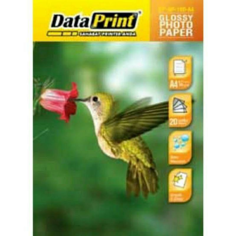 

Kertas Photo Data Print A4 Glossy Paper 180gr