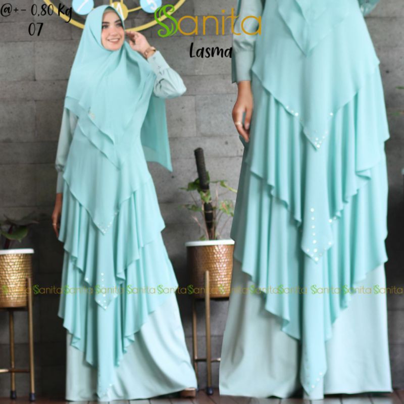Lasma set syari by SANITA