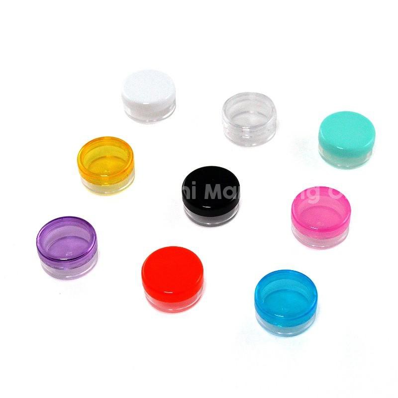 Pot Warna Bening 3 Gram Impor Akrilik - Pot Acrylic 3gr Cream Kosmetik - POT CREAM
