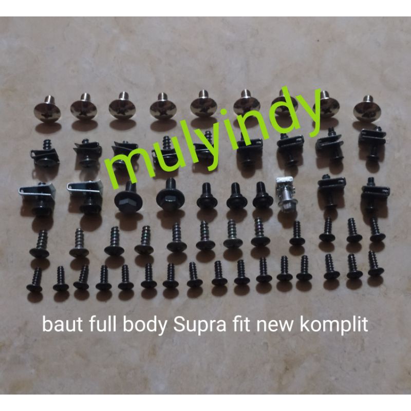 baut baud full body Supra fit new fit x fit s komplit