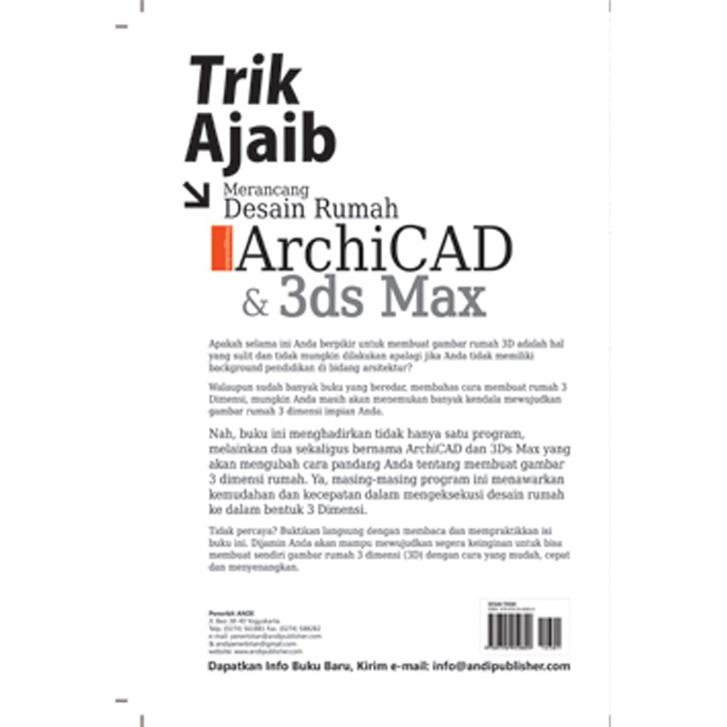 Trik Ajaib Merancang Desain Rumah Menggunakan Archicad Dan 3ds Max Trik Ajaib Merancang Desain Rumah Menggunakan Archicad Dan 3ds Max