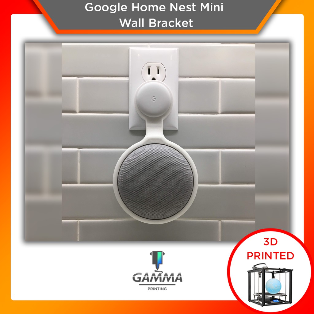 Google Home Nest Mini Wall Socket Bracket Stand / Case Dinding Tembok