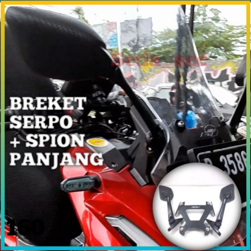 Breket Spion Honda ADV 160 Spion R25 Paket Spion Breket dan Baut Anti Jebol ADV 160