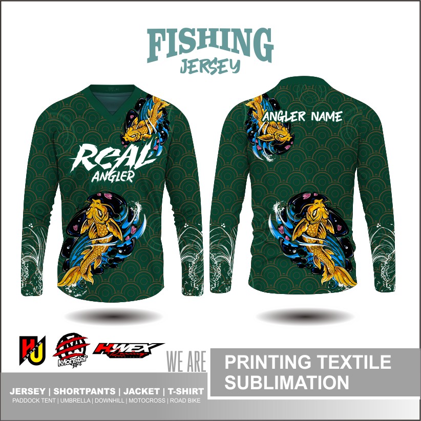 Jersey mancing baju pancing fishing custom printing galatama kaos mancing mania kupluk fisher