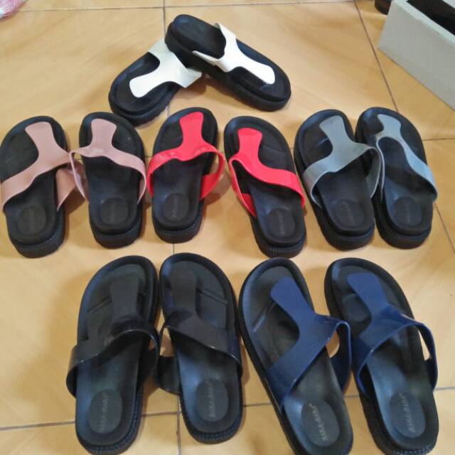 Sandal wedges bara bara