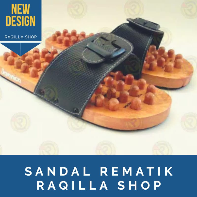 sandal rematik sandal refleksi akupuntur kaki untuk kesehatan pijat refleksi - selipar refleksi