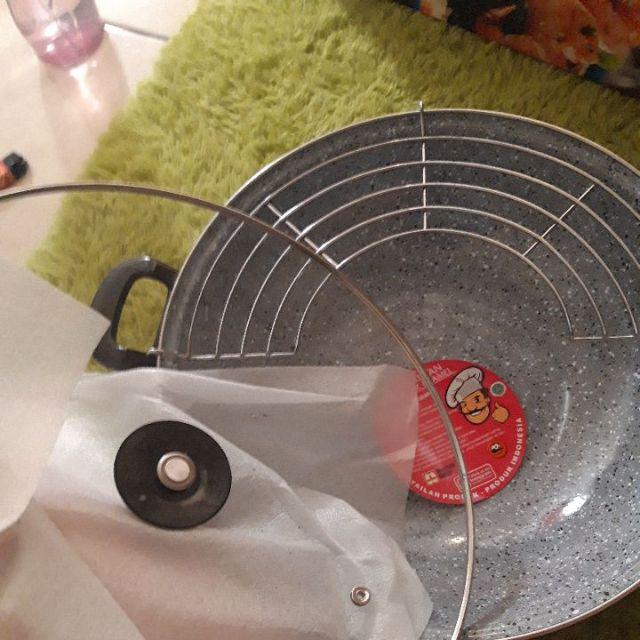 Wajan Maspion Deepwok Pornito Porcelain Granito 33cm Kode Hip