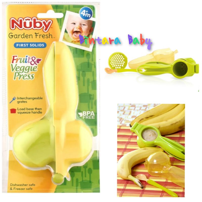 Food Fruit Processor Nuby Garden Fresh Food Baby Press