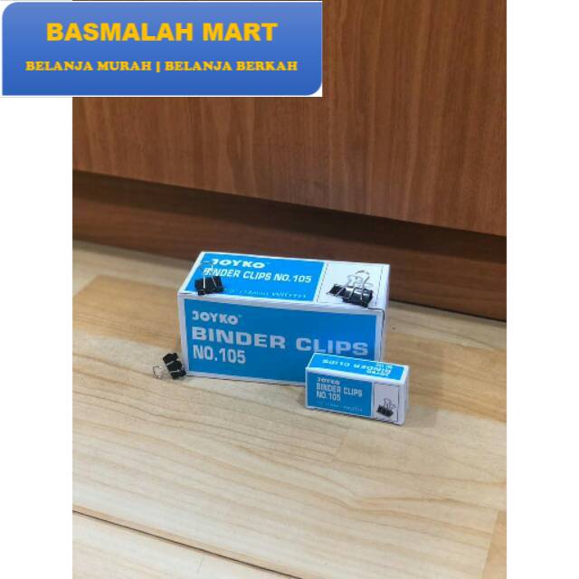 

Penjepit kertas/ Binder Clip 105 Murah (Ilham Berkah Mart)
