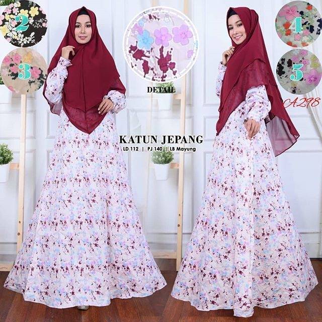 Gamis syari set jilbab