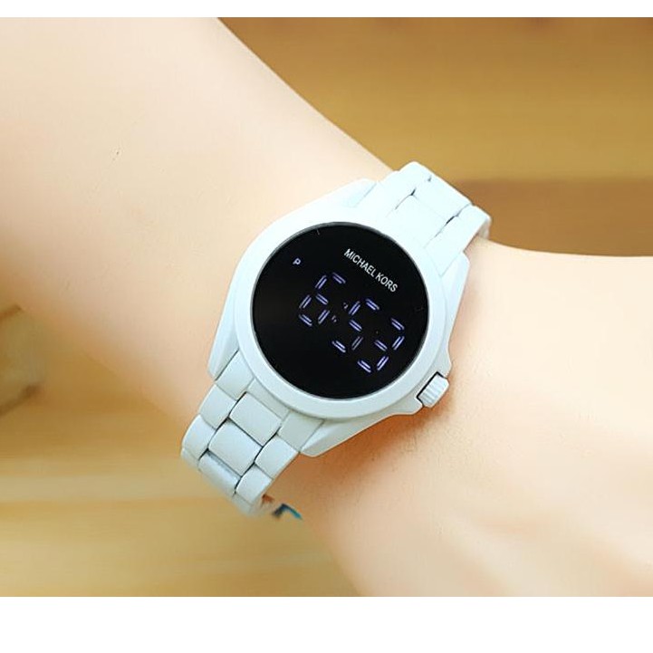 ( Bisa Cod ) Jam Tangan Wanita Michael Kors MK3806Y Digital Led Touch Screen Free Box & Baterai