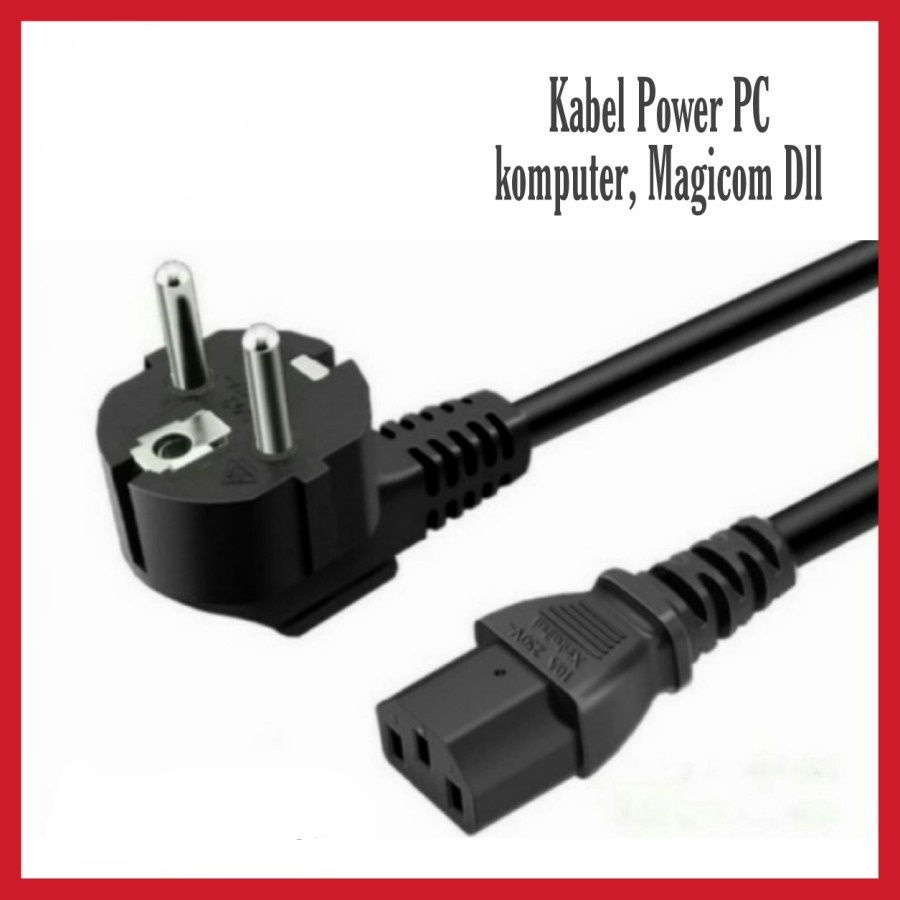 Kabel Komputer HKC-018 Kabel Power CPU - PC Kabel Magicom Panjang 1.8M