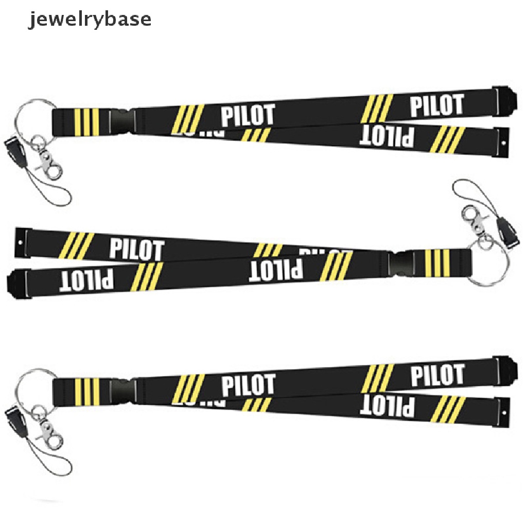 Tali Lanyard Leher Desain pilot remove before flight Untuk Kunci Kartu id